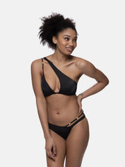 DORINA IBADAN Γυναικείο μαγιό Bikini Top Μαύρο D001773MI010-BK0001