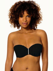 Dorina Fiji Strapless Bikini Top Μαύρο D00889M-V00
