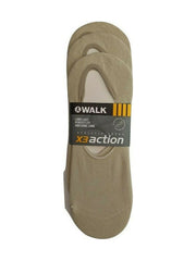 Walk Ανδρικές Μονόχρωμες Κάλτσες Μπεζ 3Pack V25-19